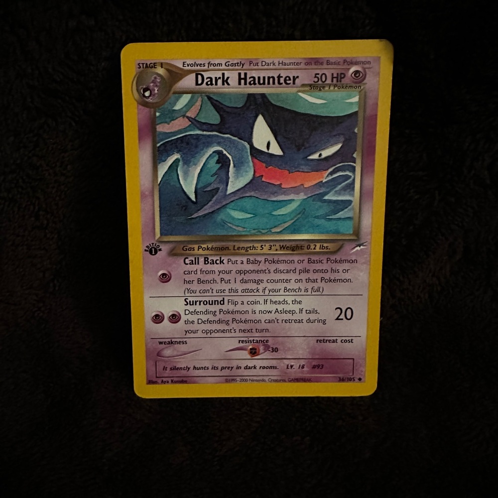 Dark Haunter / Dark Alpollo - Pokemon NDE 36